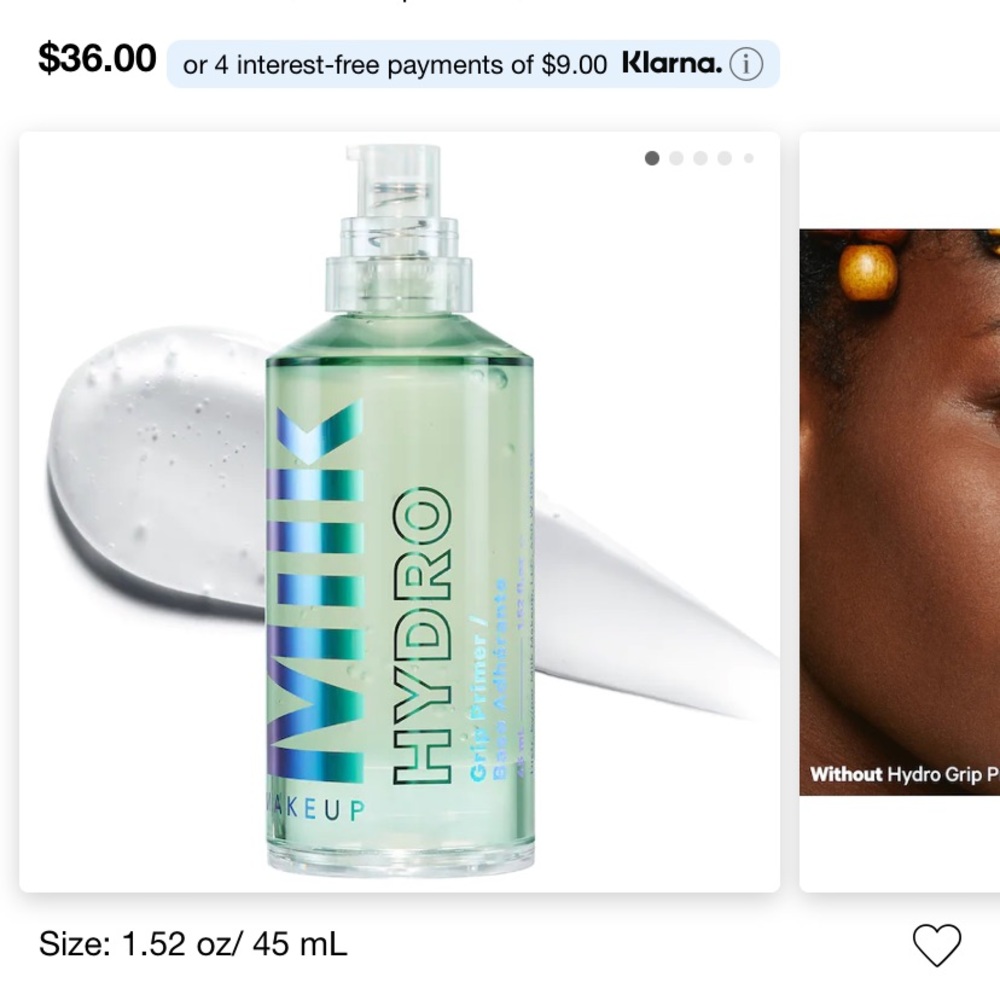 Milk Hydro grip primer